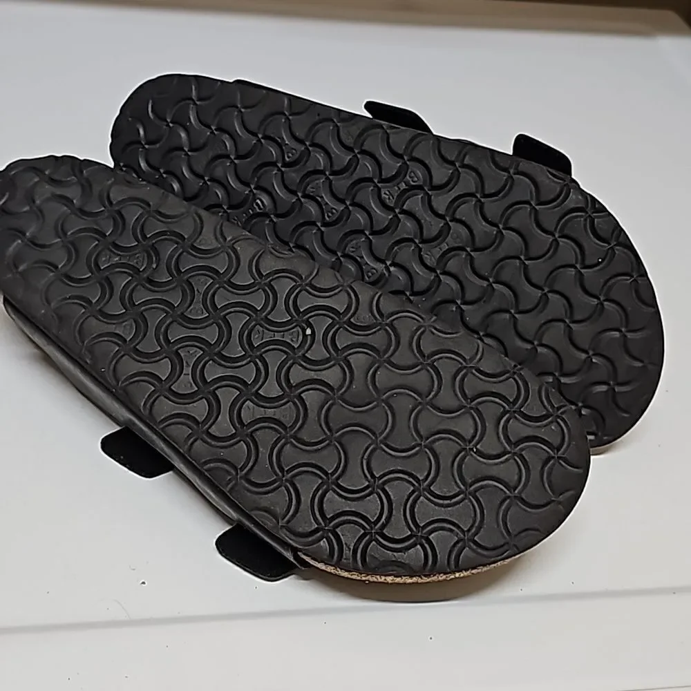 MENS BIRKENSTOCK ARIZONA SOFT FOOTBED SANDALS 44‎